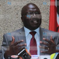 Cabinet Secretary Ministry of Water and Sanitation Simon Chelugui