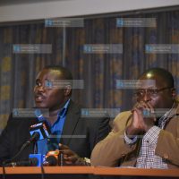 George Khaniri and Kakamega Senator Cleophas Malala