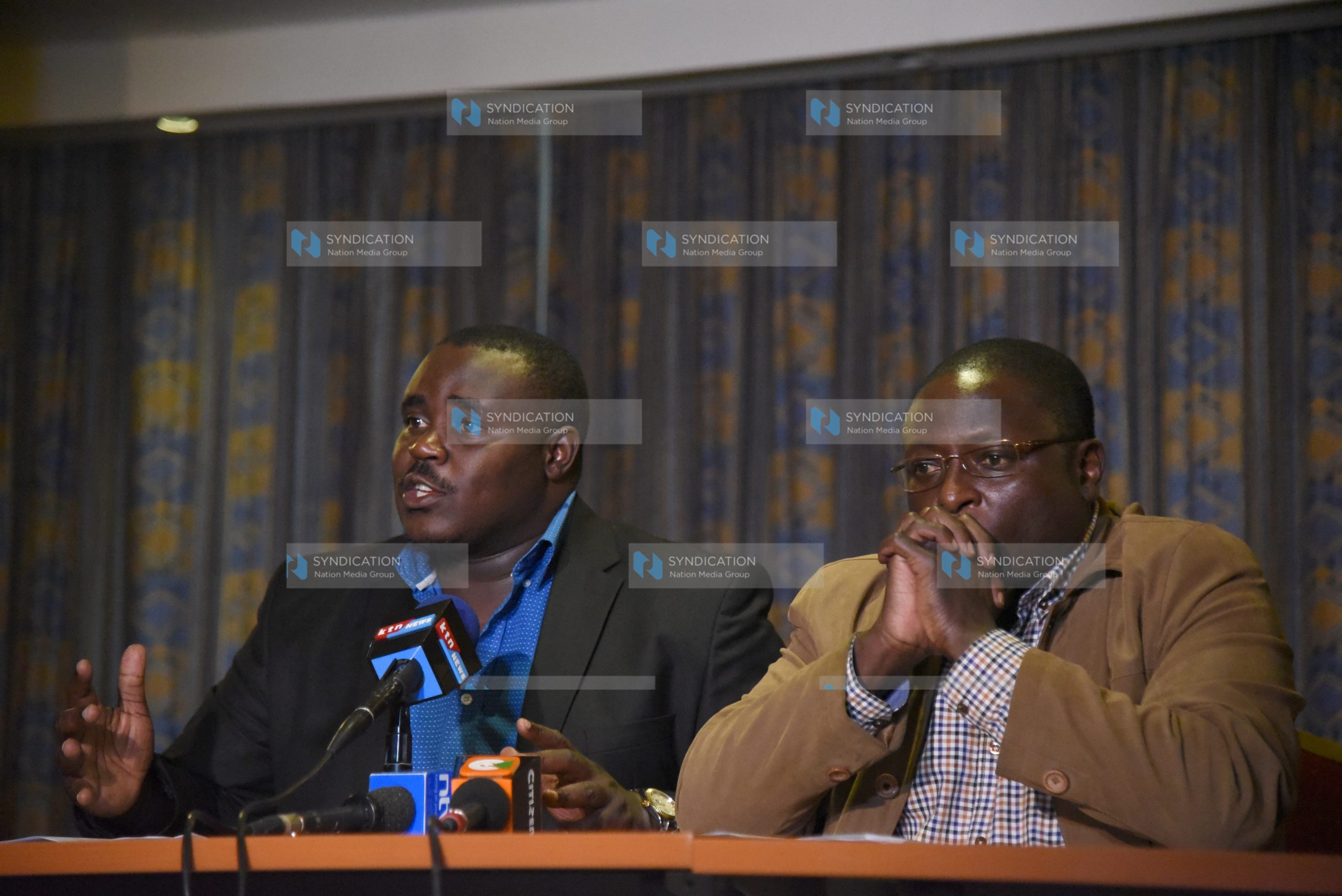 George Khaniri and Kakamega Senator Cleophas Malala