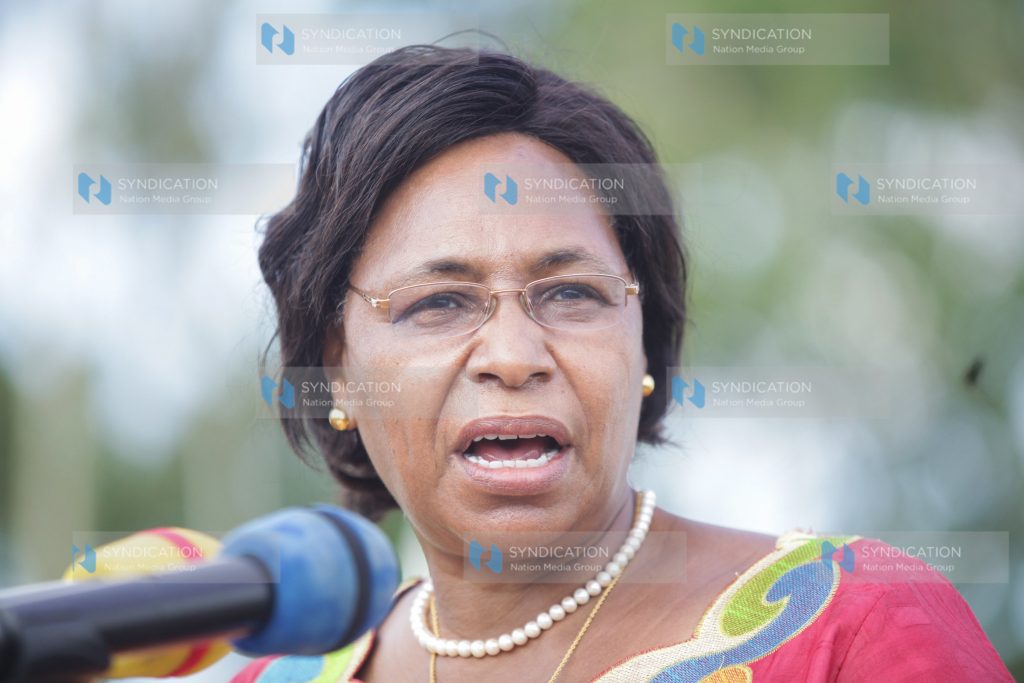 Prof Margaret Kobia, the Cabinet Secretary, Ministry of Public Service and Gender