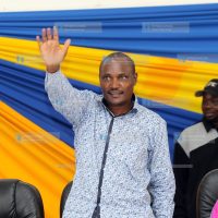 ODM Chairman John Mbadi waves during National Women Congress
