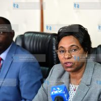 Public Service, Youth and Gender Affairs CS Margaret Kobia and Labour and Social Protection Cabinet Secretary Ukur Yatani