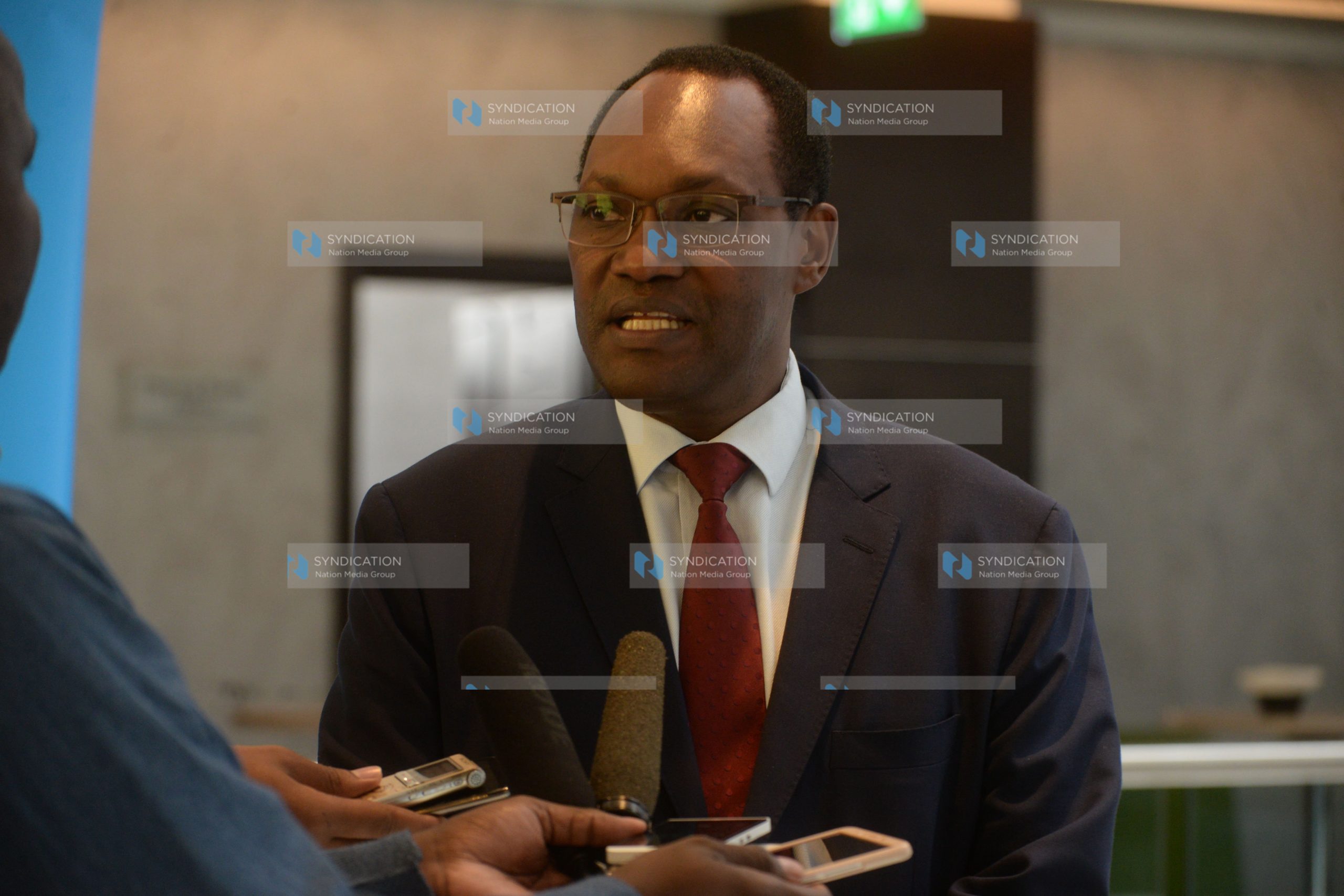 State Department of Trade Principal Secretary Chris Kiptoo