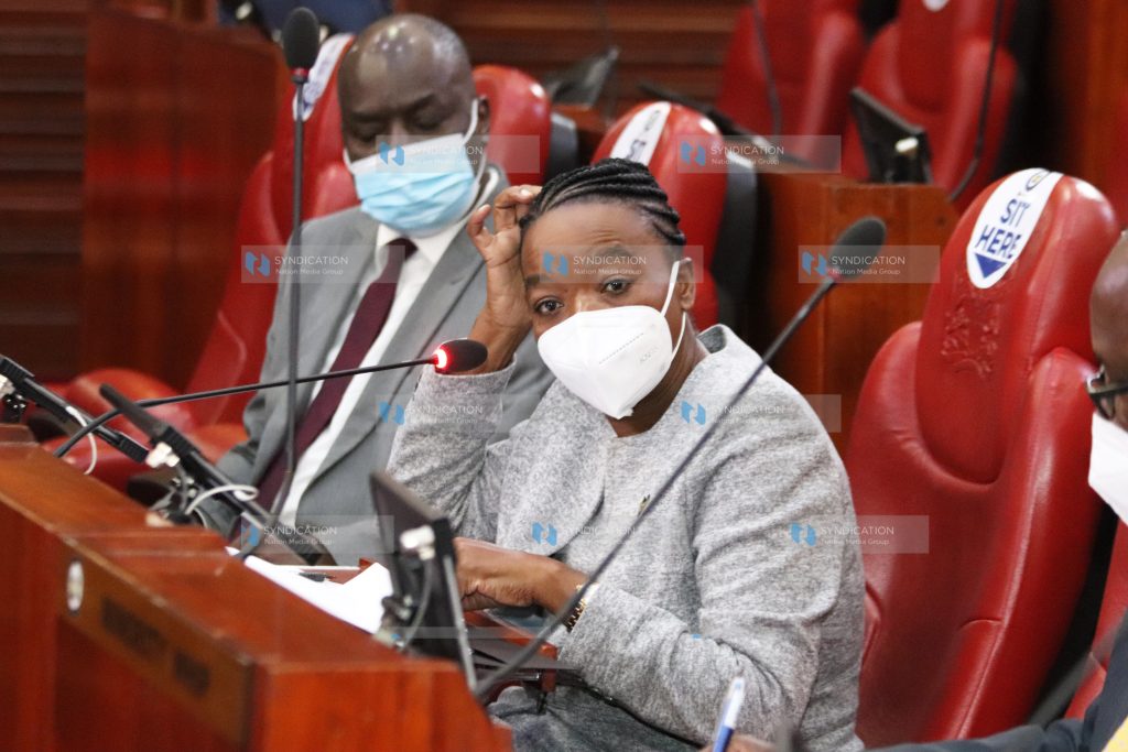 Dr. Monica Juma when she appeared before The Senate Committee on Security