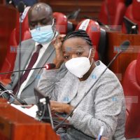Dr. Monica Juma when she appeared before The Senate Committee on Security