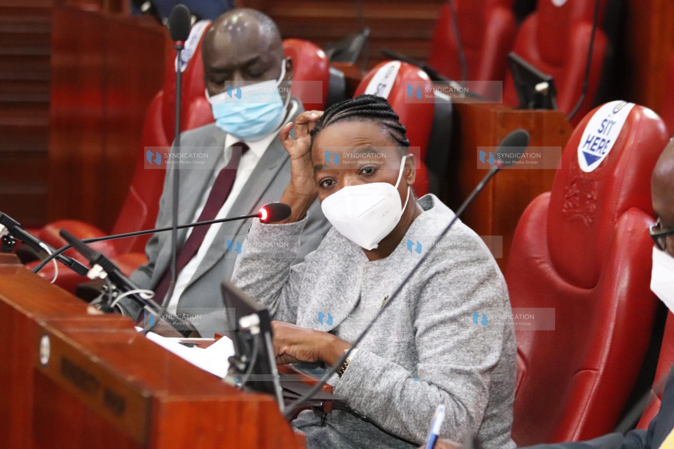 Dr. Monica Juma when she appeared before The Senate Committee on Security