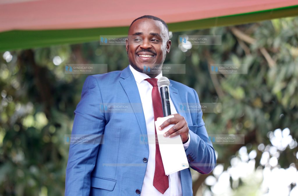 Democracy for the Citizens Party (DCP) Deputy Party Leader Cleophas Malala speaks