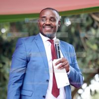 Democracy for the Citizens Party (DCP) Deputy Party Leader Cleophas Malala speaks