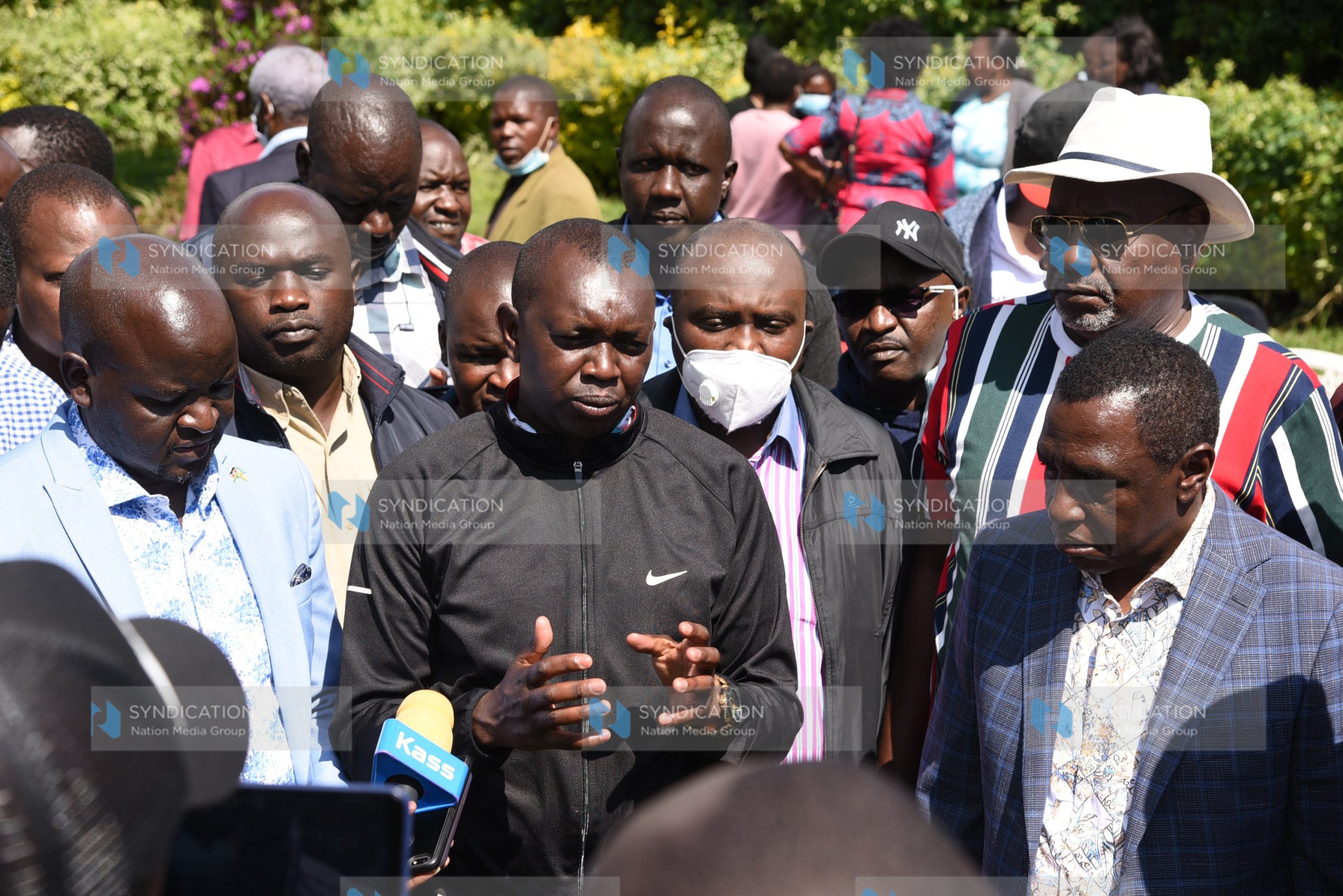 A press conference at Highlands Inn Hotel