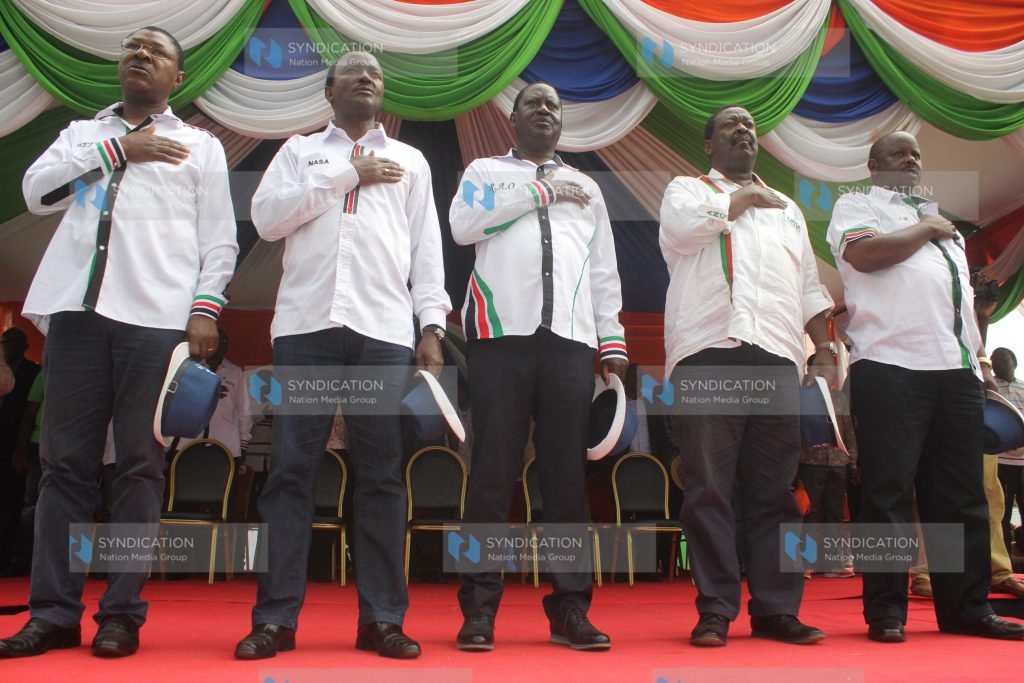 A rally at Kapsabet Show Grounds
