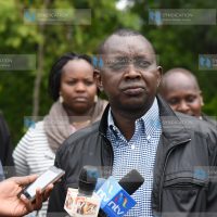 Kapseret MP Oscar Sudi during a press conference at his home