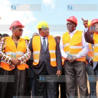 Groundbreaking ceremony for the Embu sewerage project at the Dallas area