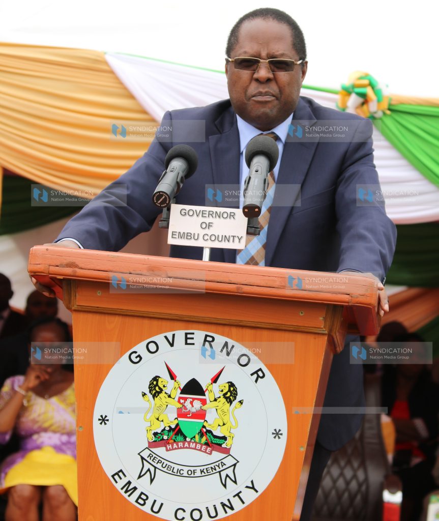 Embu Governor Martin Wambora