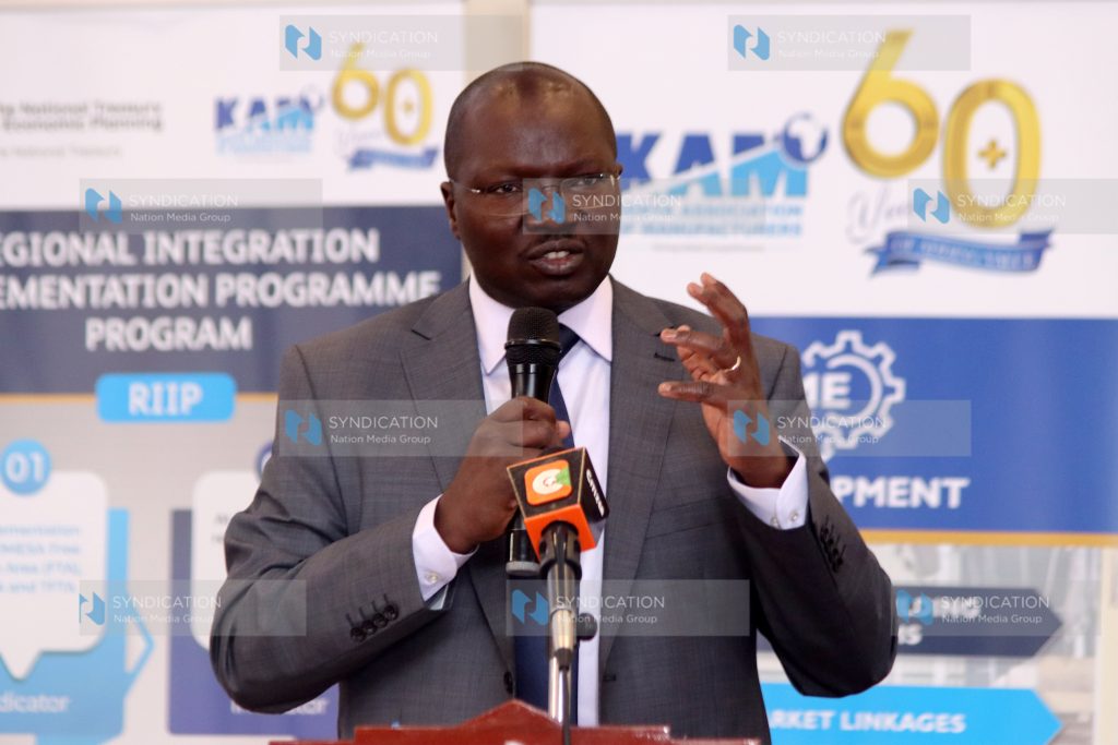 Ministry of Co-operatives and Micro Small and Medium Enterprises Development Cabinet Secretary Simon Chelugui