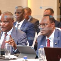 The Cabinet Secretary for the National Treasury and Economic Planning, Hon. John Mbadi and National Treasury Principal Secretary Dr. Chris Kiptoo