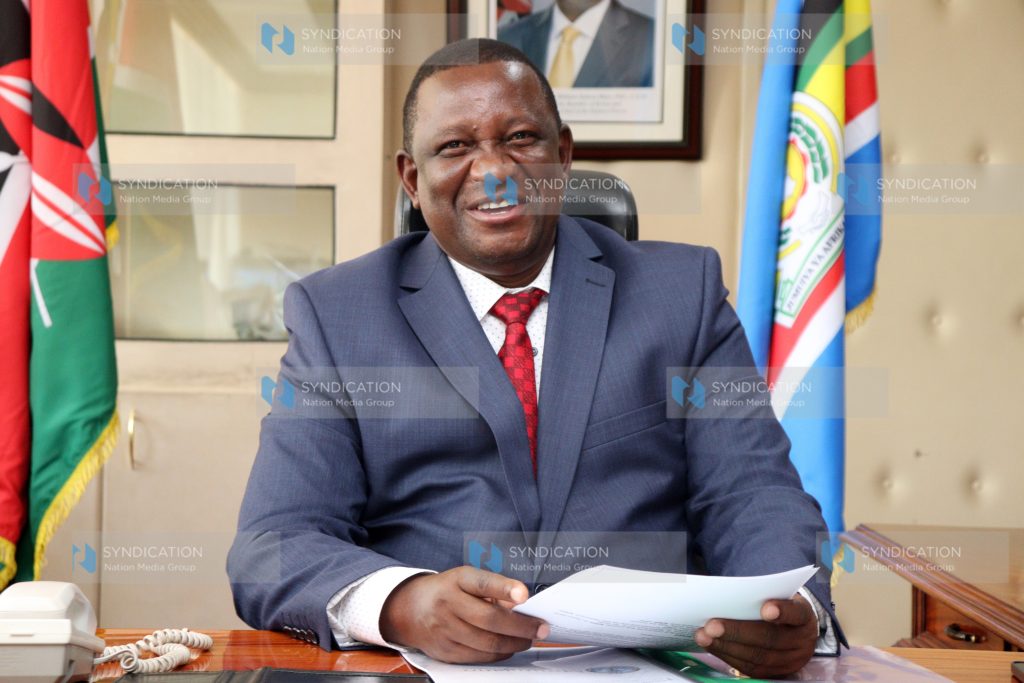 Ministry of Mining, Blue Economy, and Maritime Affairs Hon. Salim Mvurya