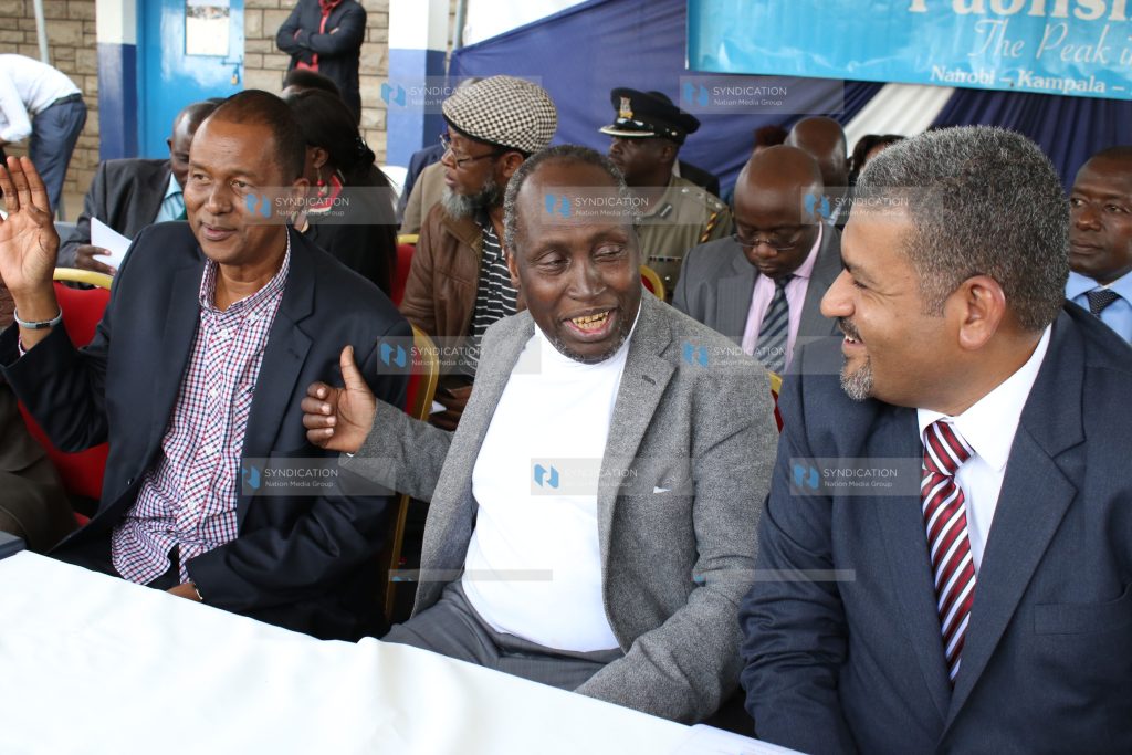 Kamukunji MP Yusuf Hassan, renowned literature scholar Ngugi wa Thiong'o, and Mvita MP Abdulswamad Nassir