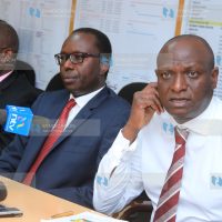 Africa Oil Corp General manager Donald Mahaga, Tullow Oil Kenya- Country Manager, Martin Mbogo and Cabinet Secretary for Energy & Petroleum Charles Keter