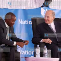 His Highness the Aga Khan with ICT Cabinet Secretary Joe Mucheru