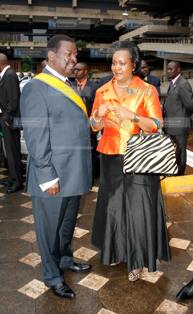 Deputy Prime Minister Musalia Mudavadi and his wife Tessy Mudavadi
