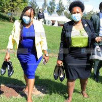 Purity Wangui Ngirici and nominated senator Millicent Omanga