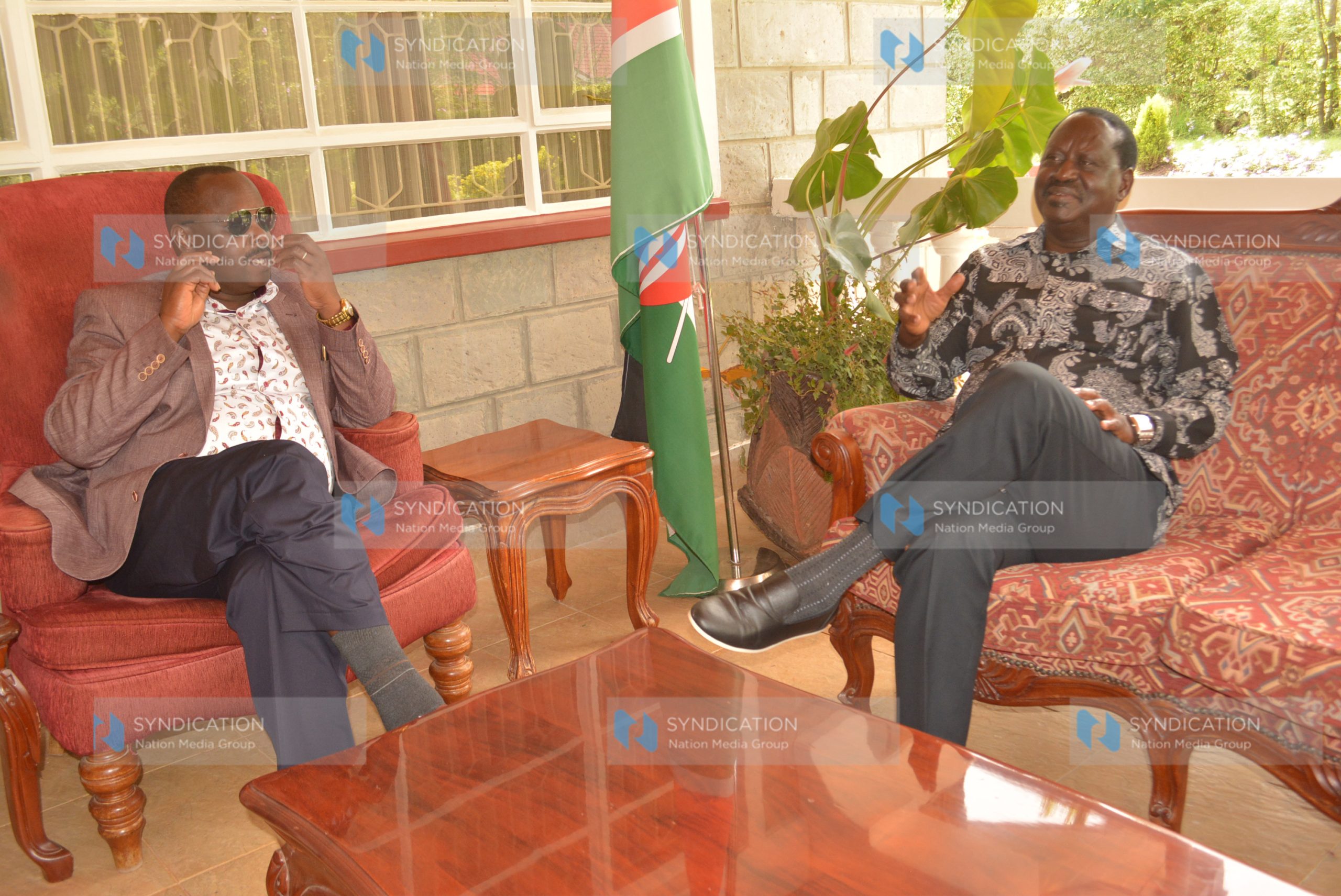 ODM leader Raila Odinga visits Governor Isaac Ruto