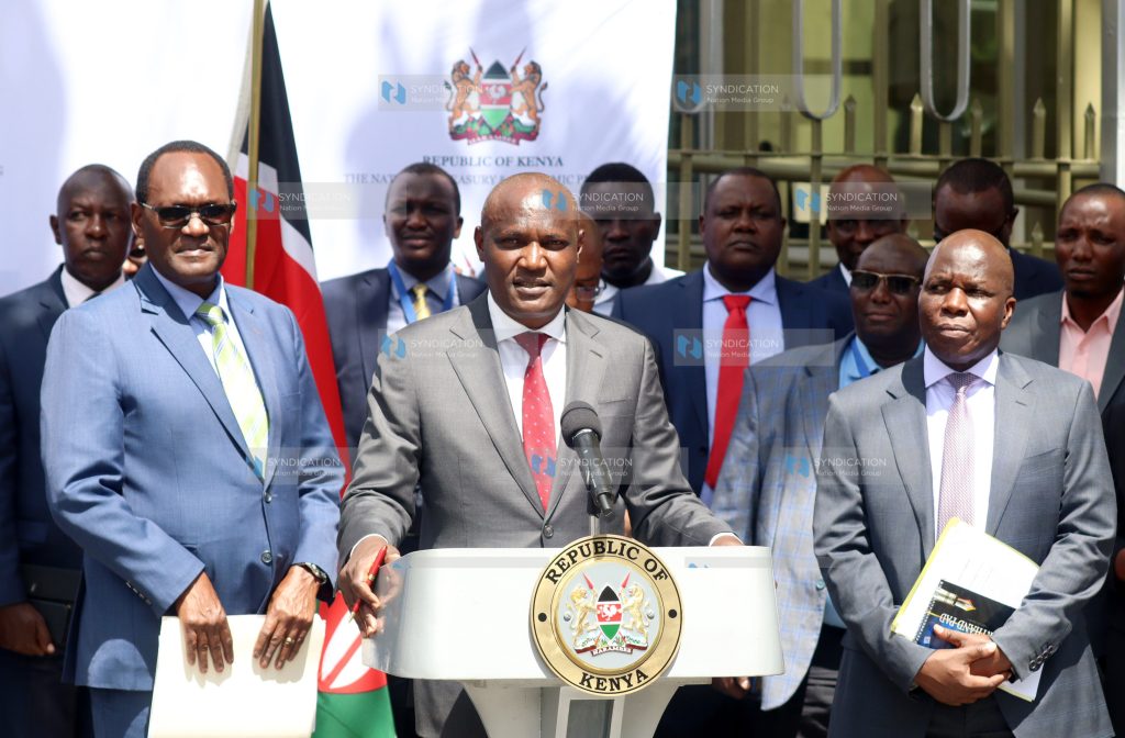 National Treasury Principal Secretary Chris Kiptoo