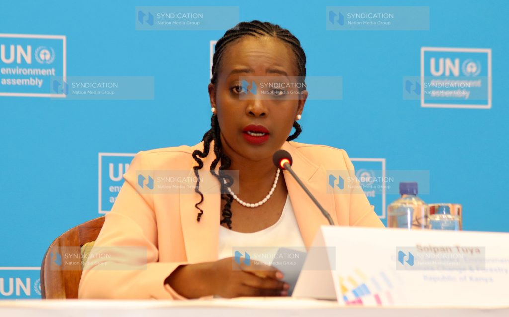 Environment, Climate Change and Forestry Cabinet Secretary Soipan Tuya