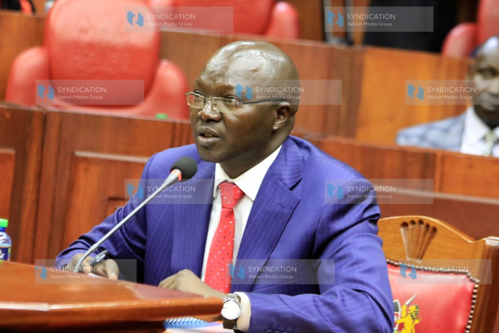 Water and Sanitation Cabinet Secretary nominee Simon Chelugui