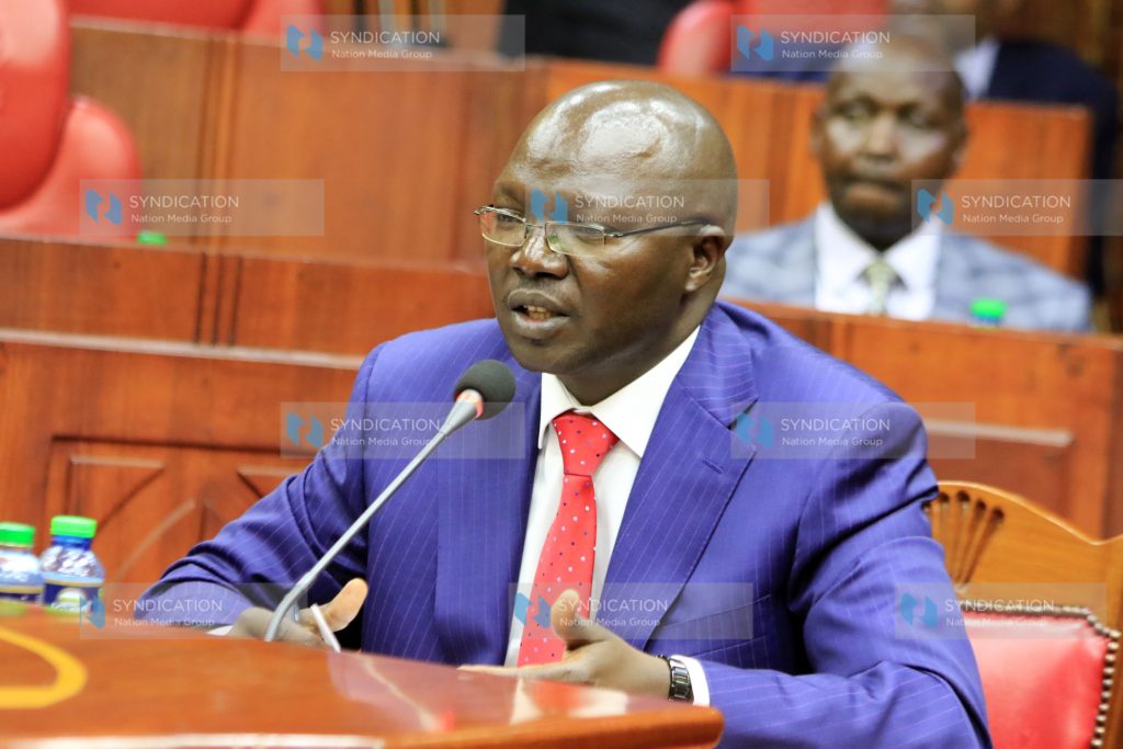 Water and Sanitation Cabinet Secretary nominee Simon Chelugui