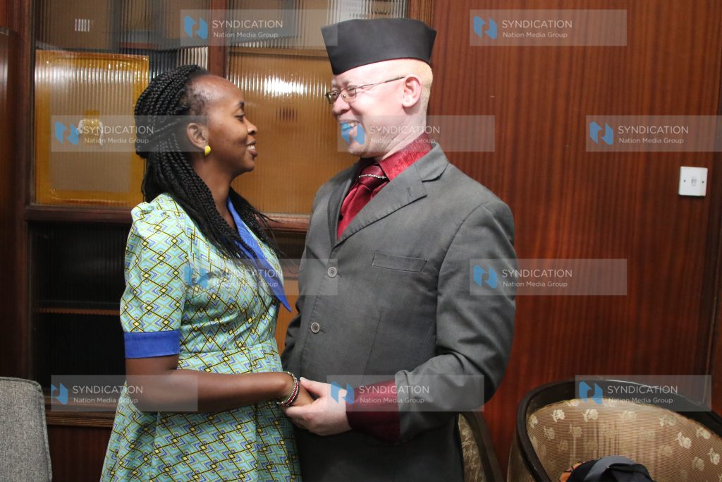 Nominated MP Isaac Mwaura and his fiancée Nelius Mukami