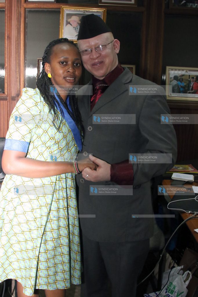 Nominated MP Isaac Mwaura and his fiancée Nelius Mukami