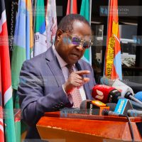 Council of Governors Chairperson Martin Wambora briefs journalists