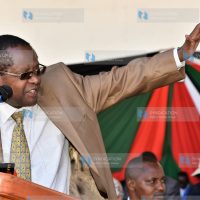 Embu Governor Martin Wambora addresses Embu residents