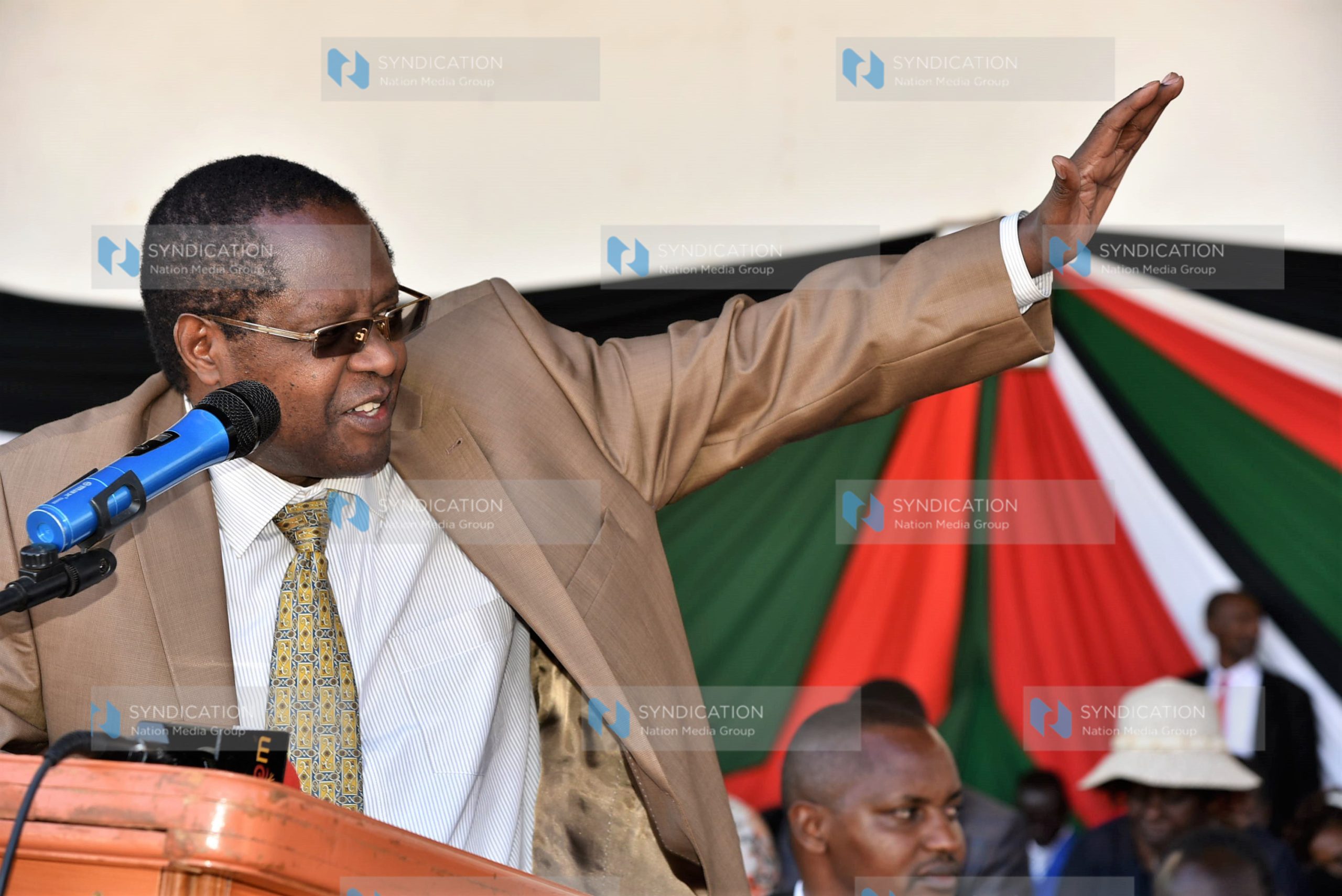 Embu Governor Martin Wambora addresses Embu residents
