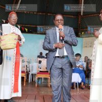 Embu Governor Martin Wambora makes a speech during a fundraiser