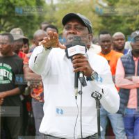 Kapseret MP Oscar Sudi addresses mourners