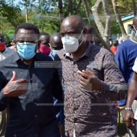 Senate Minority Leader James Orengo with his National Assembly counterpart John Mbadi