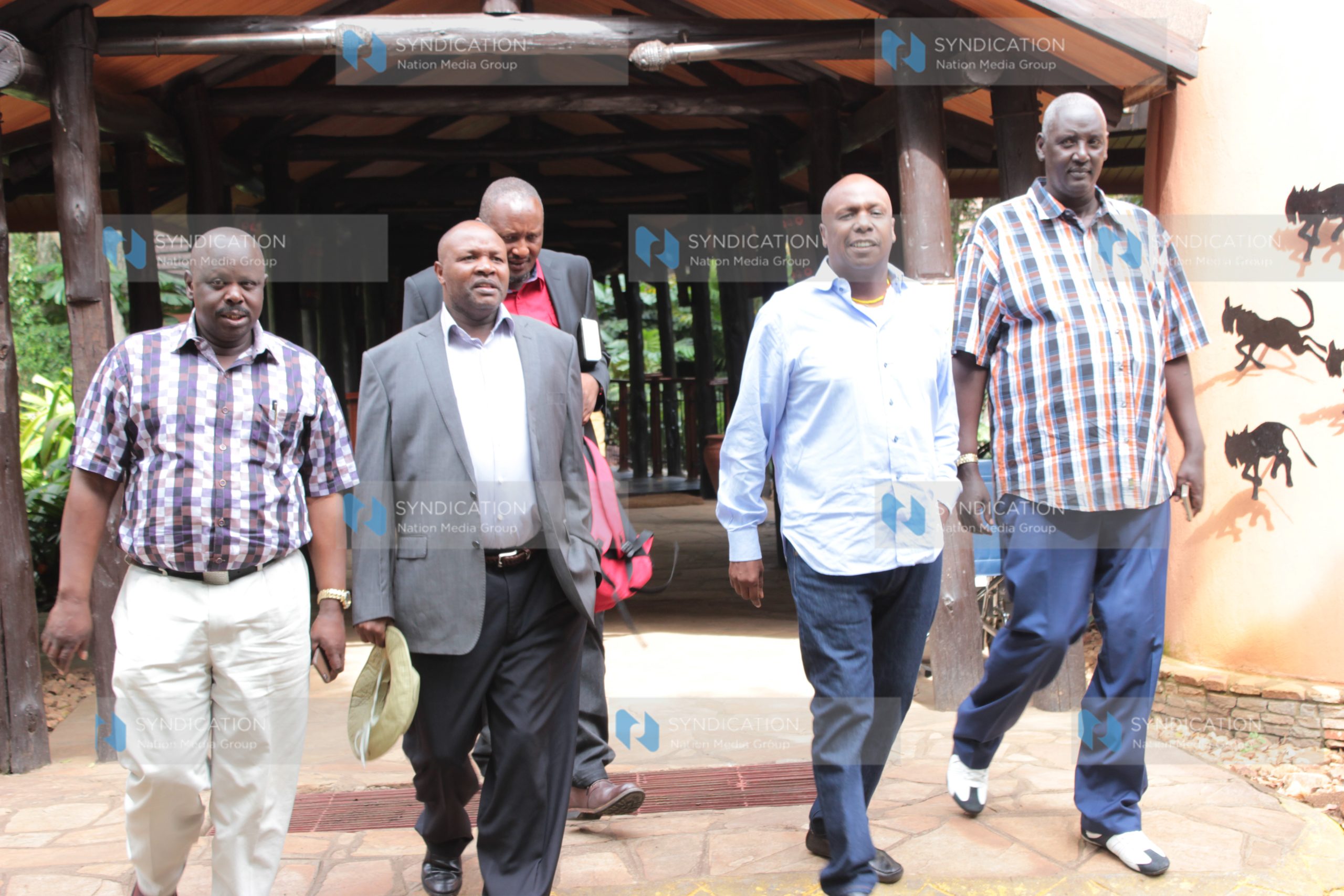 Bomet Governor Isaac Ruto, Kericho Governor Paul Chepkwony, KANU Secretary General Nick Salat, Baringo Senator Gideon Moi, and Narok Senator Stephen Ole Ntutu