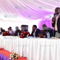Kakamega Senator Cleophas Malala with political leaders