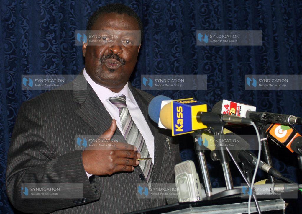 Deputy Prime Minister and Minister for Local Government Musalia Mudavadi
