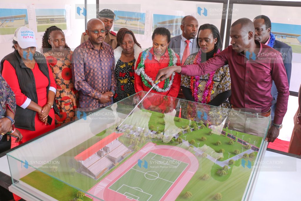 An artistic impression of Olenguruone Stadium