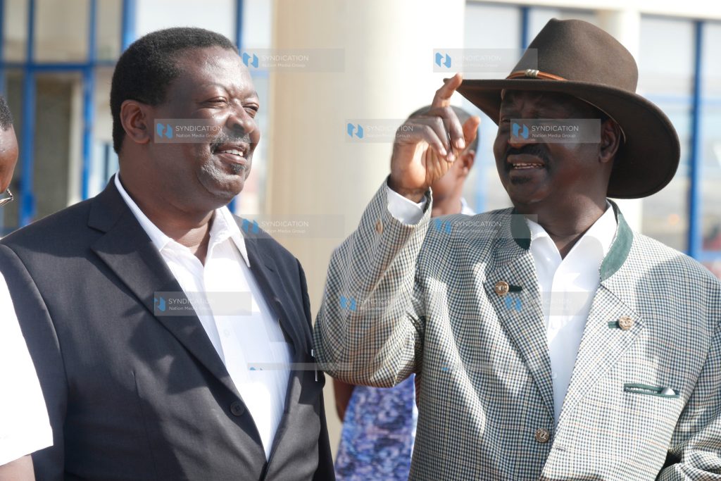 Prime Minister Raila Odinga and Deputy Prime Minister Musalia Mudavadi