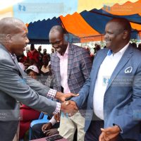 Chama Cha Mashinani (CCM) party leader Isaac Ruto, former Bomet East MP Benard Bett, and Chepalungu MP Gideon Koskei