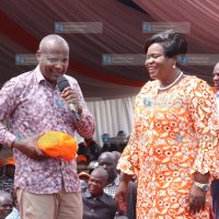 Former ODM National chairperson John Mbadi officially hands over leadership to current chairperson Gladys Wanga