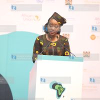 Environment, Climate Change and Forestry CS Soipan Tuya addresses delegates