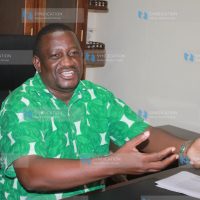Kwale County governor Salim Mvurya while addressing the Nation at his office