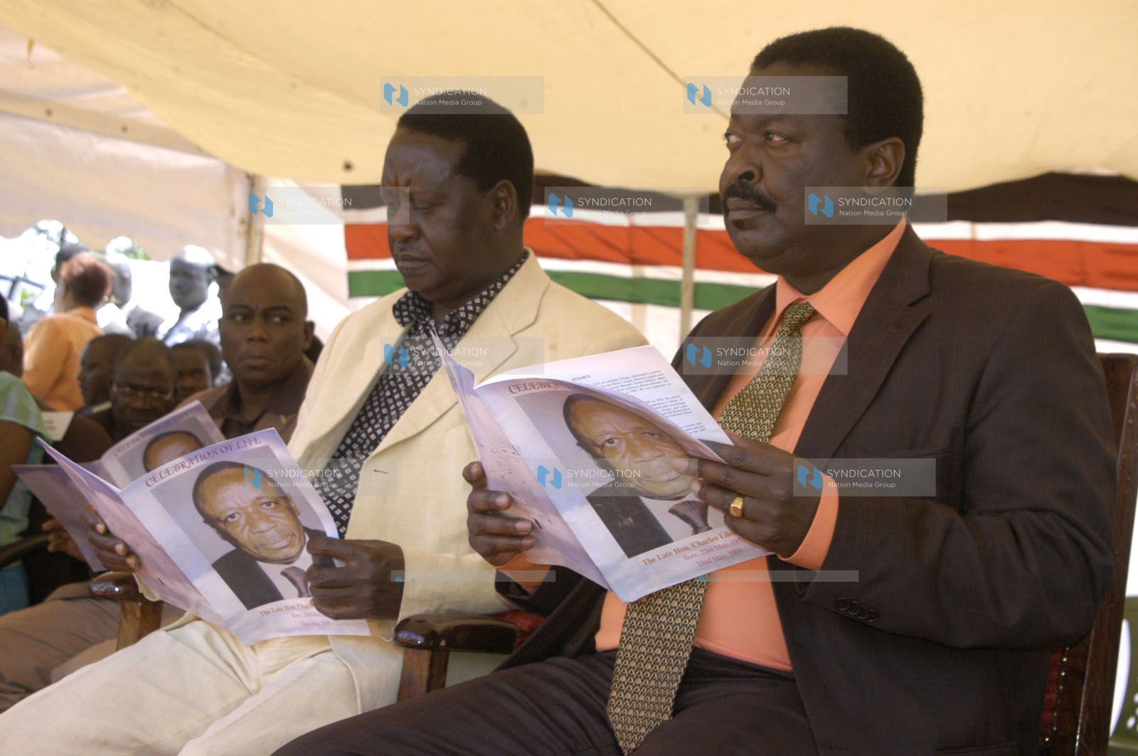 Prime Minister Raila Odinga, and his Deputy Musalia Mudavadi