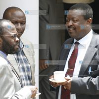 ODM members of Parliament Anyang’ Nyong’o, Charles Keter, and Musalia Mudavadi