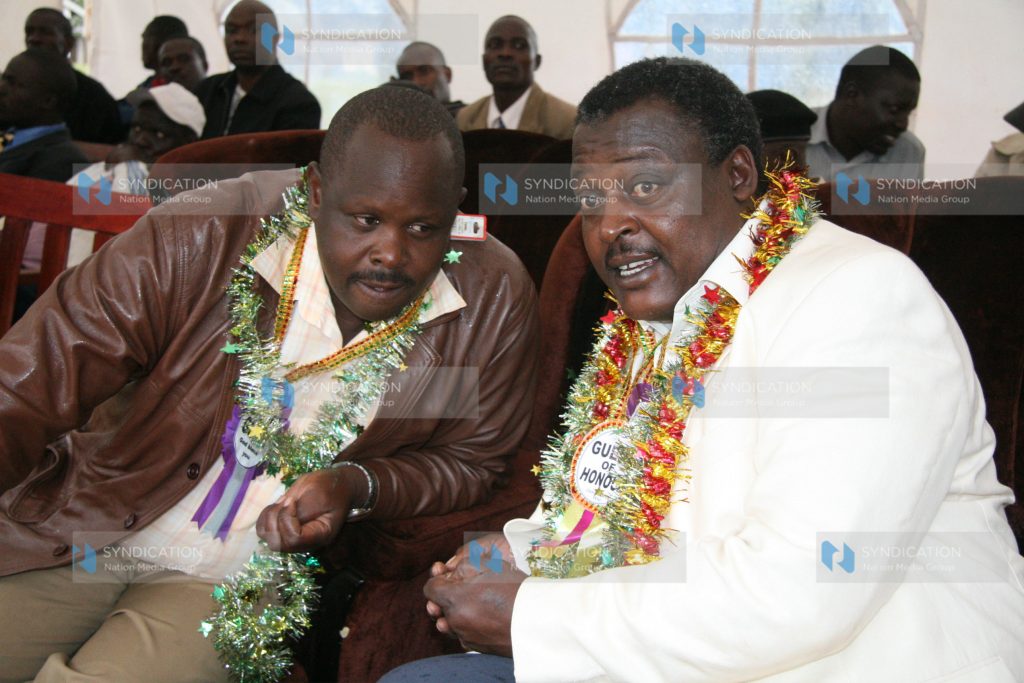 Lugari MP Cyrus Jirongo and Chepalungu MP Isaac Ruto